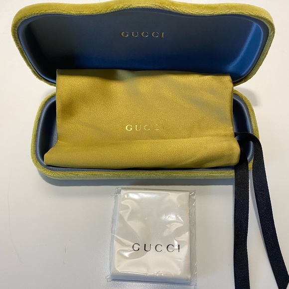 Gucci Mens Aviator Light Blue Sunglasses GG0262S - Picture 3 of 4